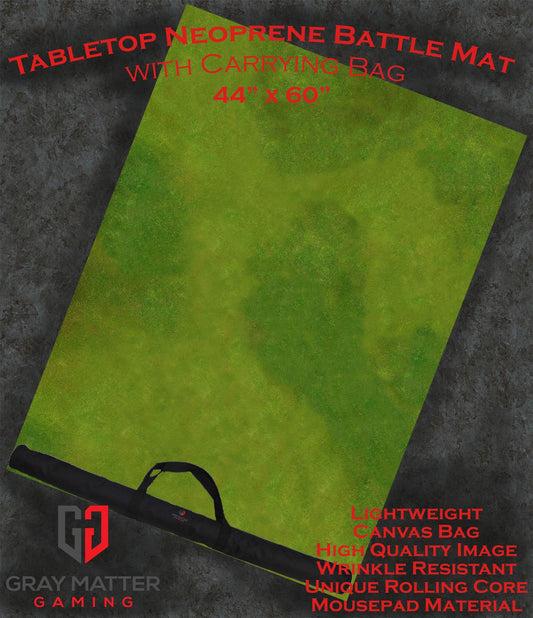 Verdant Fields 2 - Neoprene Battle Mat - Warhammer, AoS, 40K, Kill Team, MCP, Shatterpoint, Legion, More - 44x60