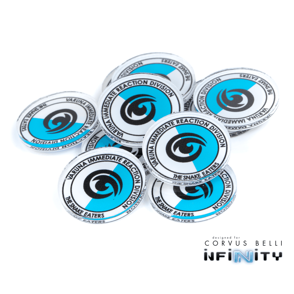 Full Color Infinity Faction Markers, 25mm (Bag of 10) - Varuna / 25mm