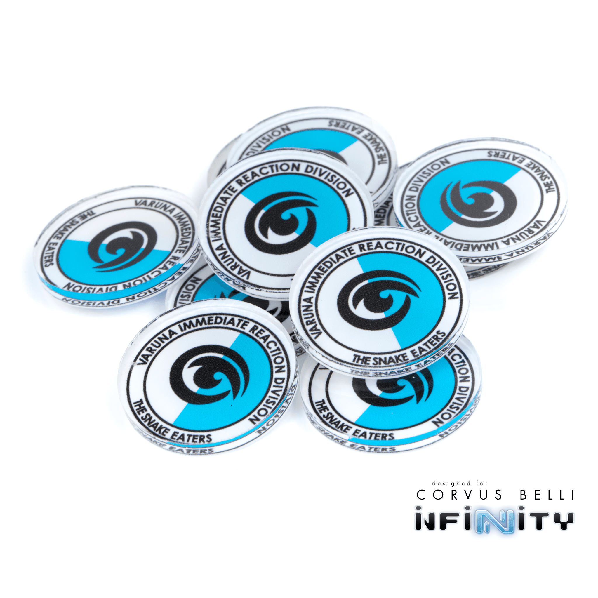 Full Color Infinity Faction Markers, 25mm (Bag of 10) - Varuna / 25mm