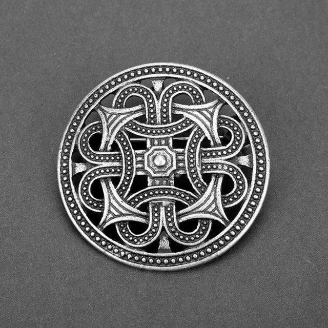 Broches Viking rondes vintage