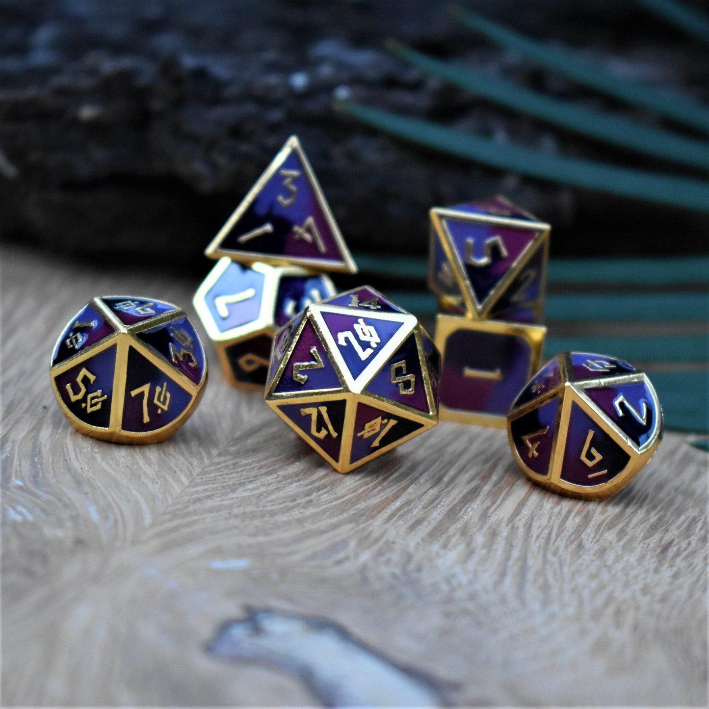 Vineyard Metal Dice Set - 