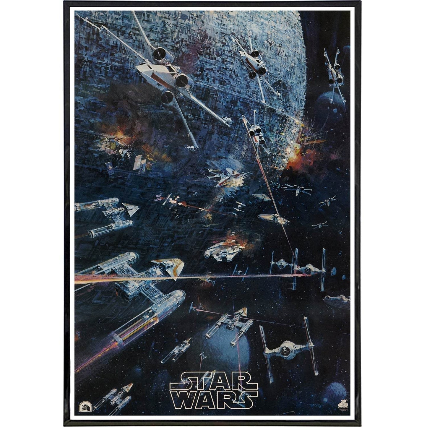 Star Wars 1977 Concept Poster Print - Print Only