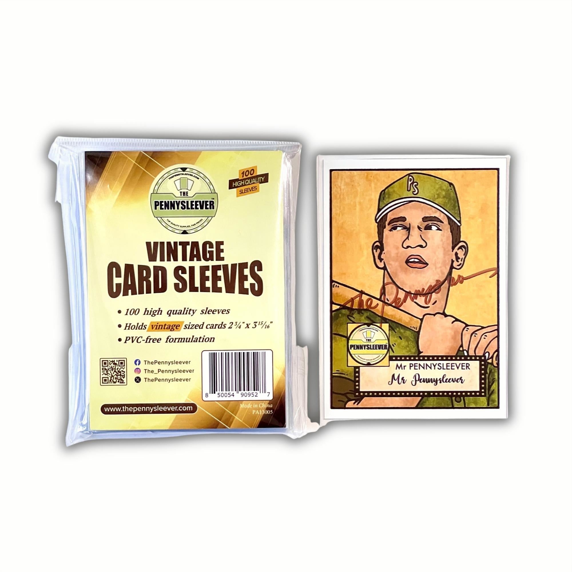 Vintage Card Sleeves (100 count)