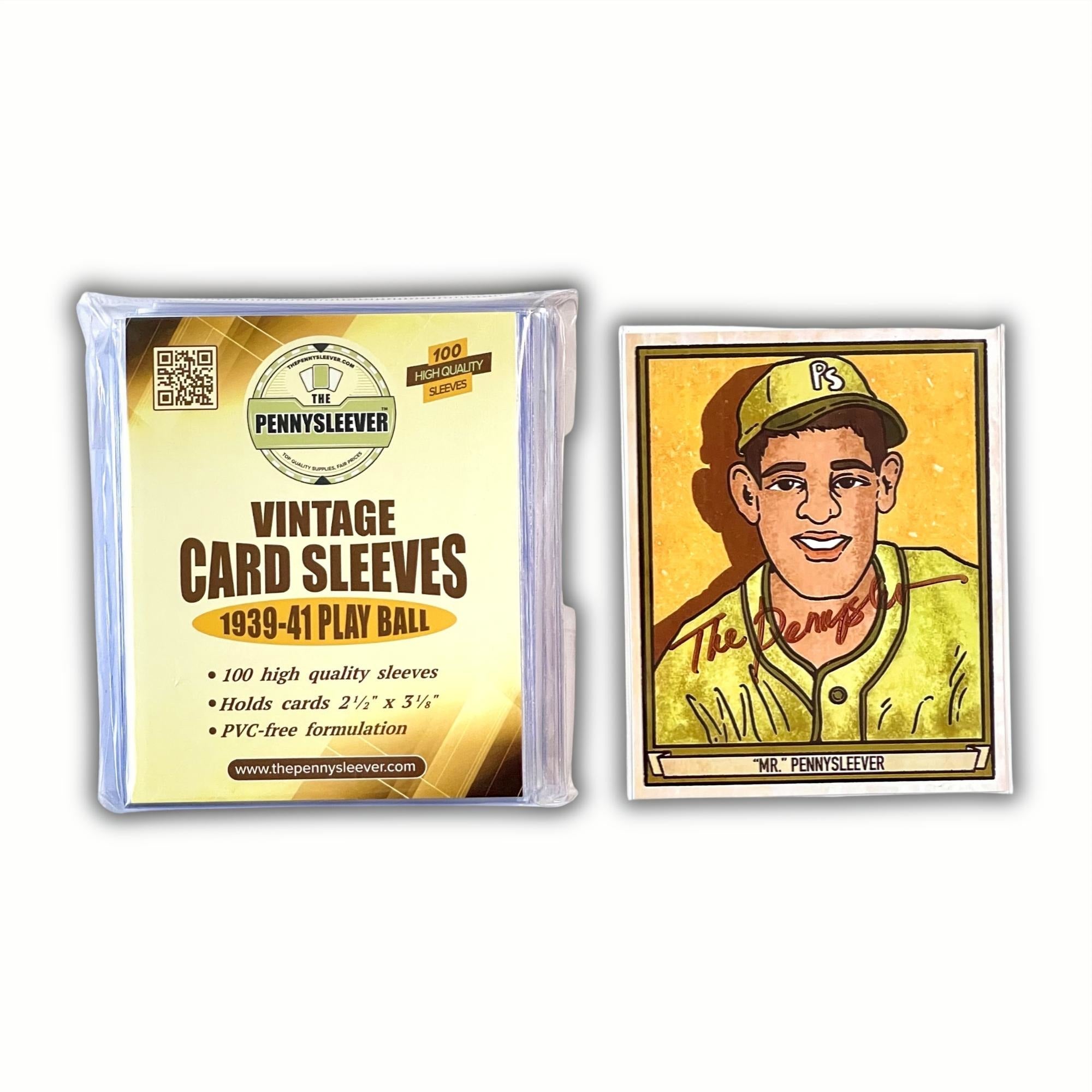 Vintage Card Sleeves Play Ball (100 count)