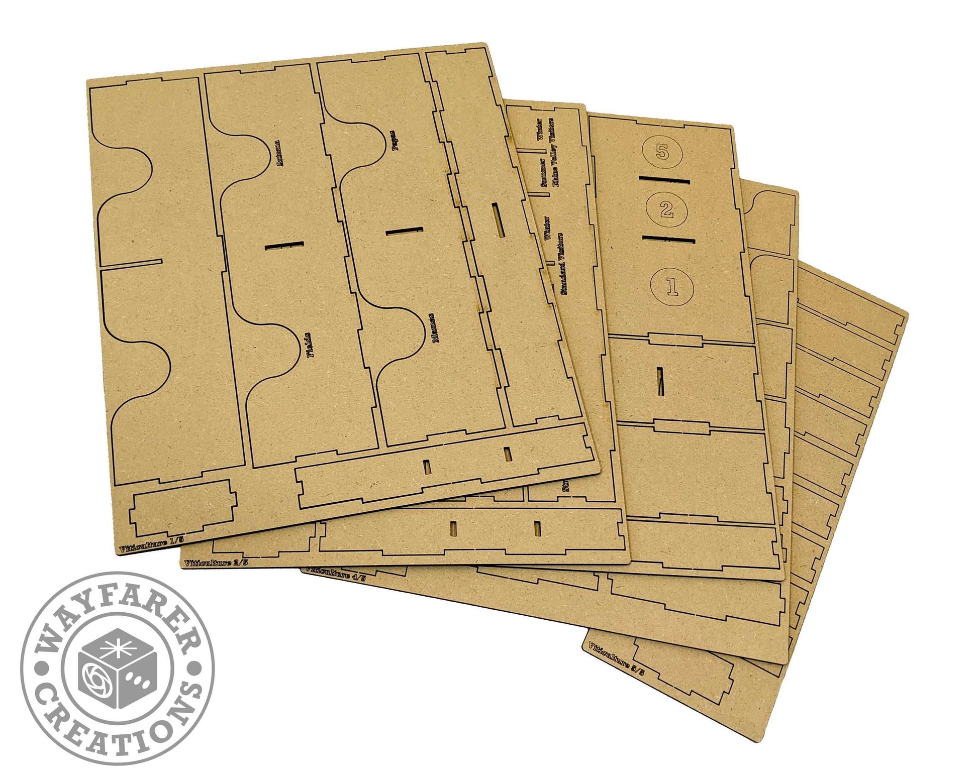 Viticulture Board Game Organizer Insert - 