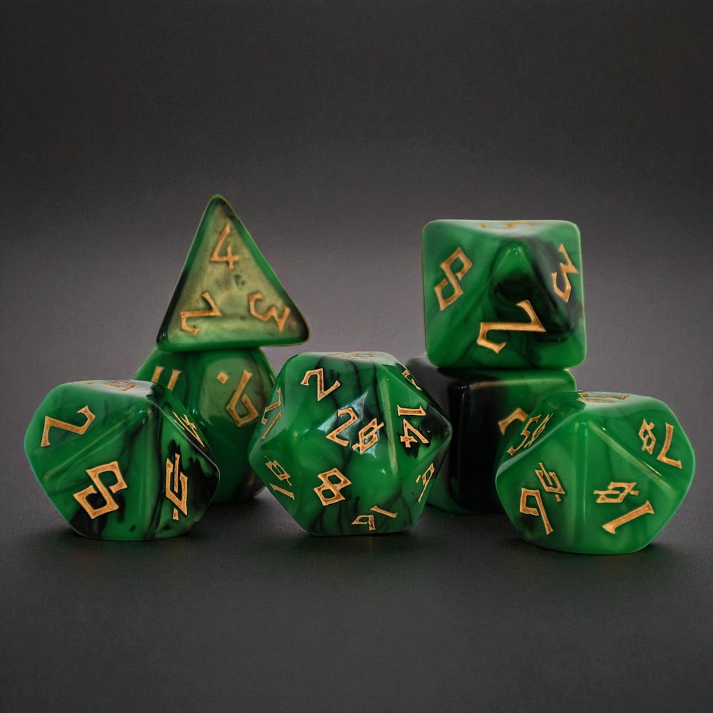 Vortex Acrylic Dice Set
