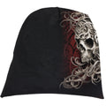 SKULL SHOULDER WRAP - Light Cotton Beanies Black