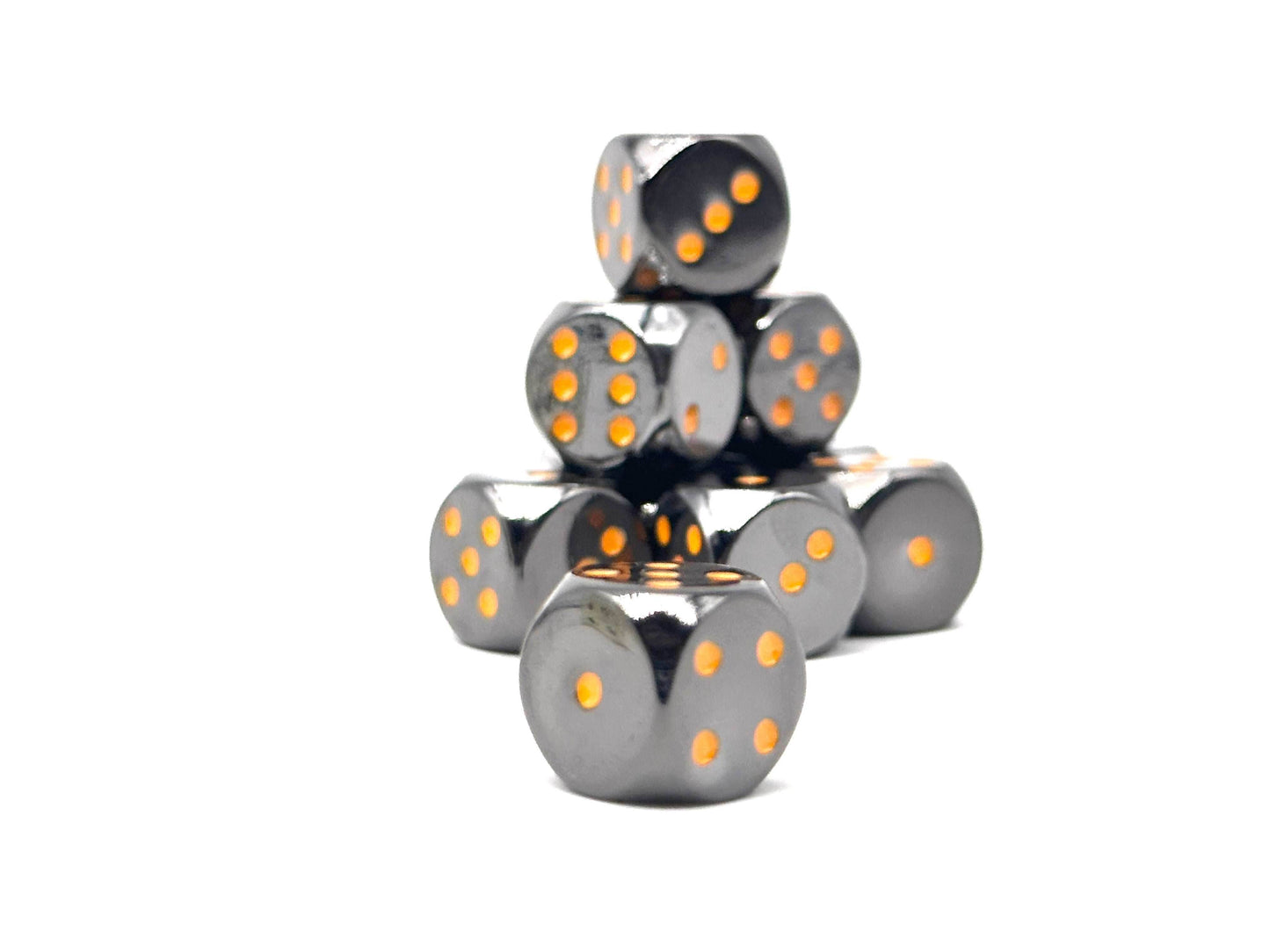 Warpips: Black Lava - 10 - 12mm D6 - 