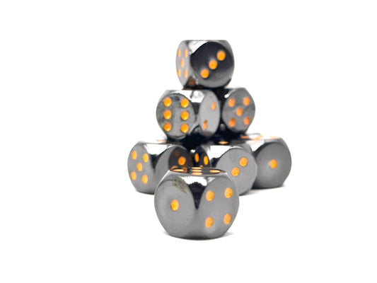 Warpips: Black Lava - 10 - 12mm D6 - 