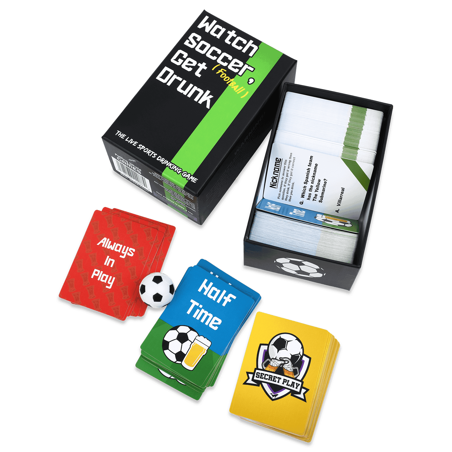 WATCH SOCCER, GET DRUNK - The Live Soccer Drinking Game - 
