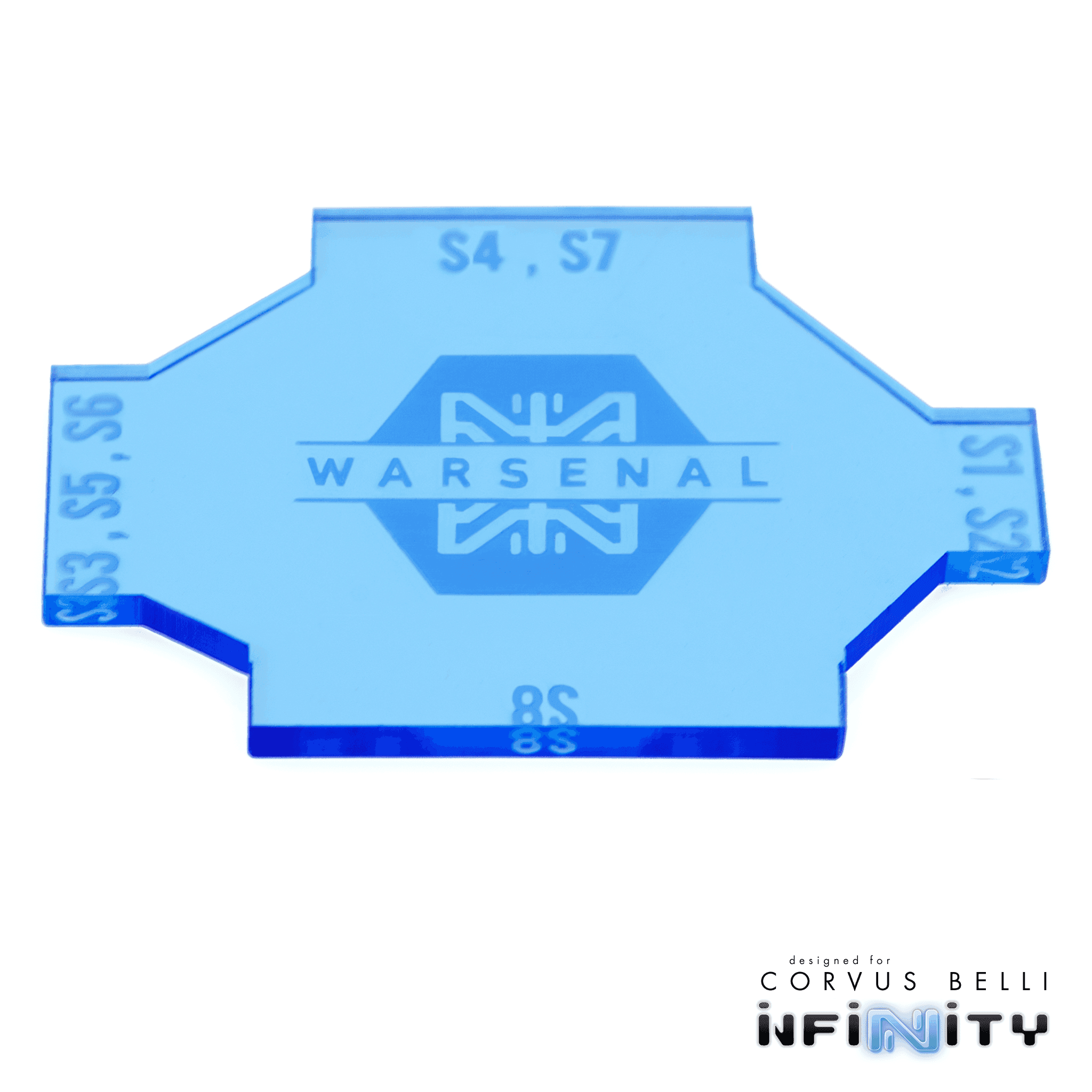 Infinity Gap Keys - Fluorescent Blue