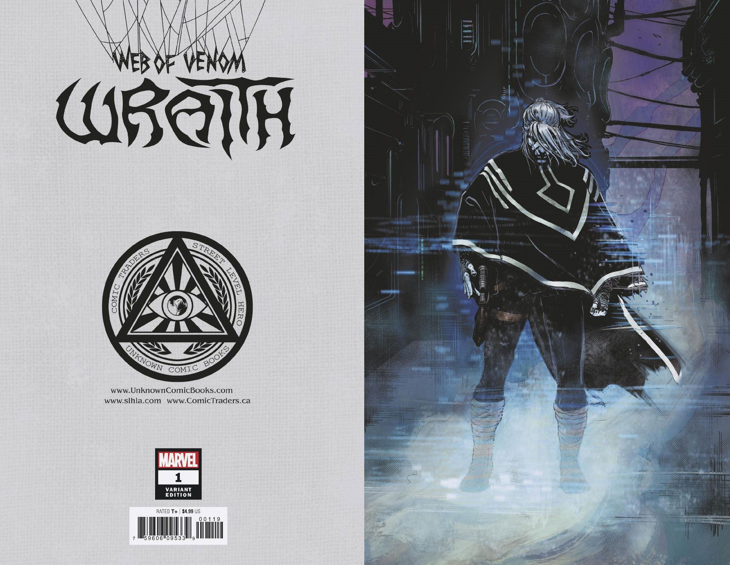 WEB OF VENOM WRAITH #1 UNKNOWN COMICS 2ND PTG VIRGIN VAR (10/07/2020) (10/21/2020)