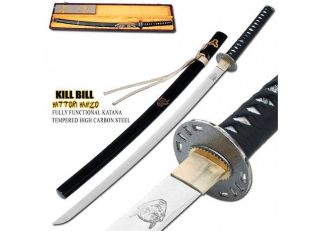 Kill Bill Handmade Hanzo Demon 1060 Carbon Steel Sword-3