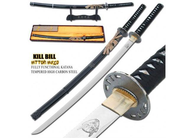 Kill Bill Handmade Hanzo Demon 1060 Carbon Steel Sword-0