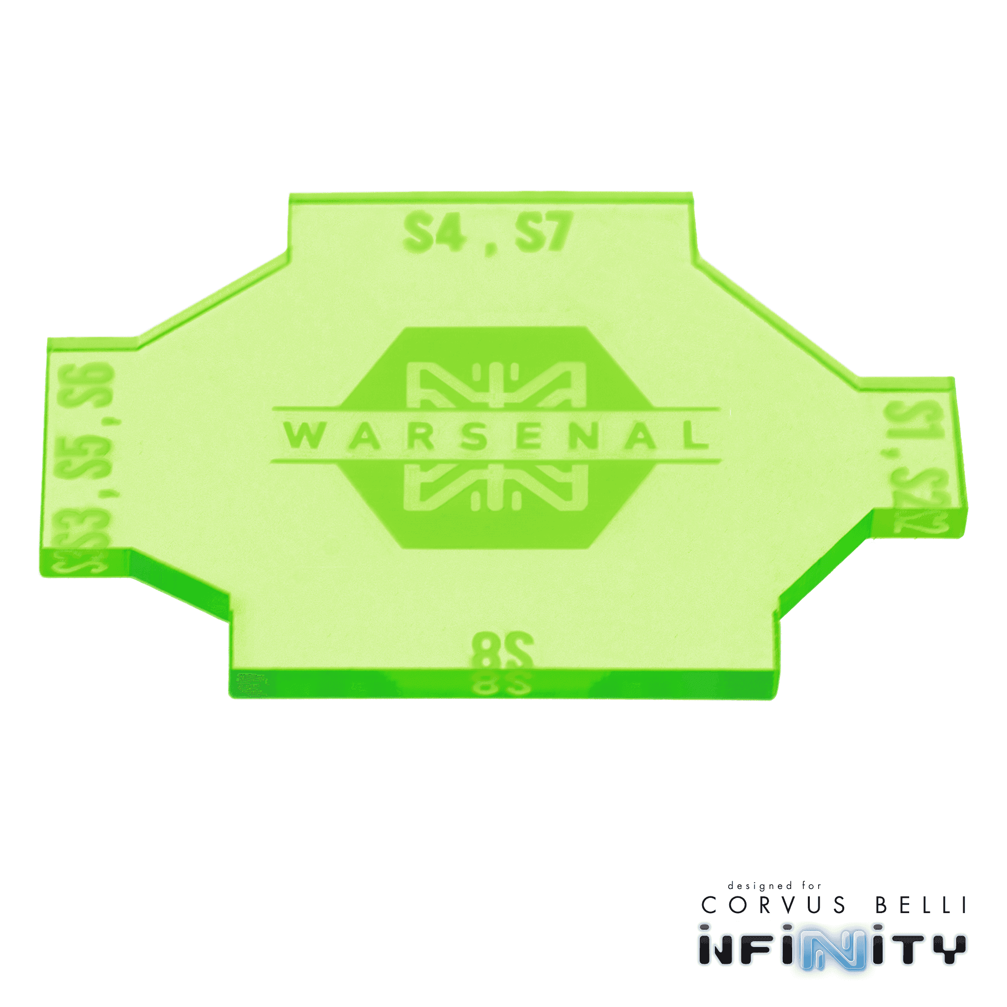 Infinity Gap Keys - Fluorescent Green