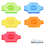 Infinity Gap Keys - Fluorescent Red