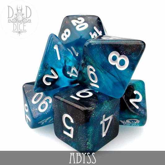 Abyss Glitter Dice Set