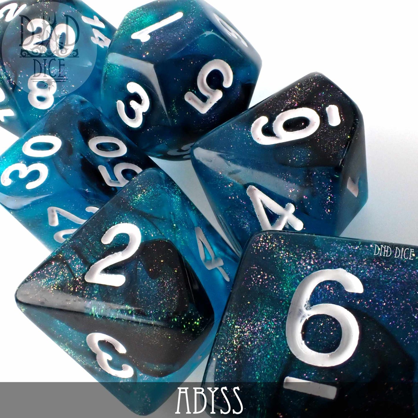 Abyss Glitter Dice Set