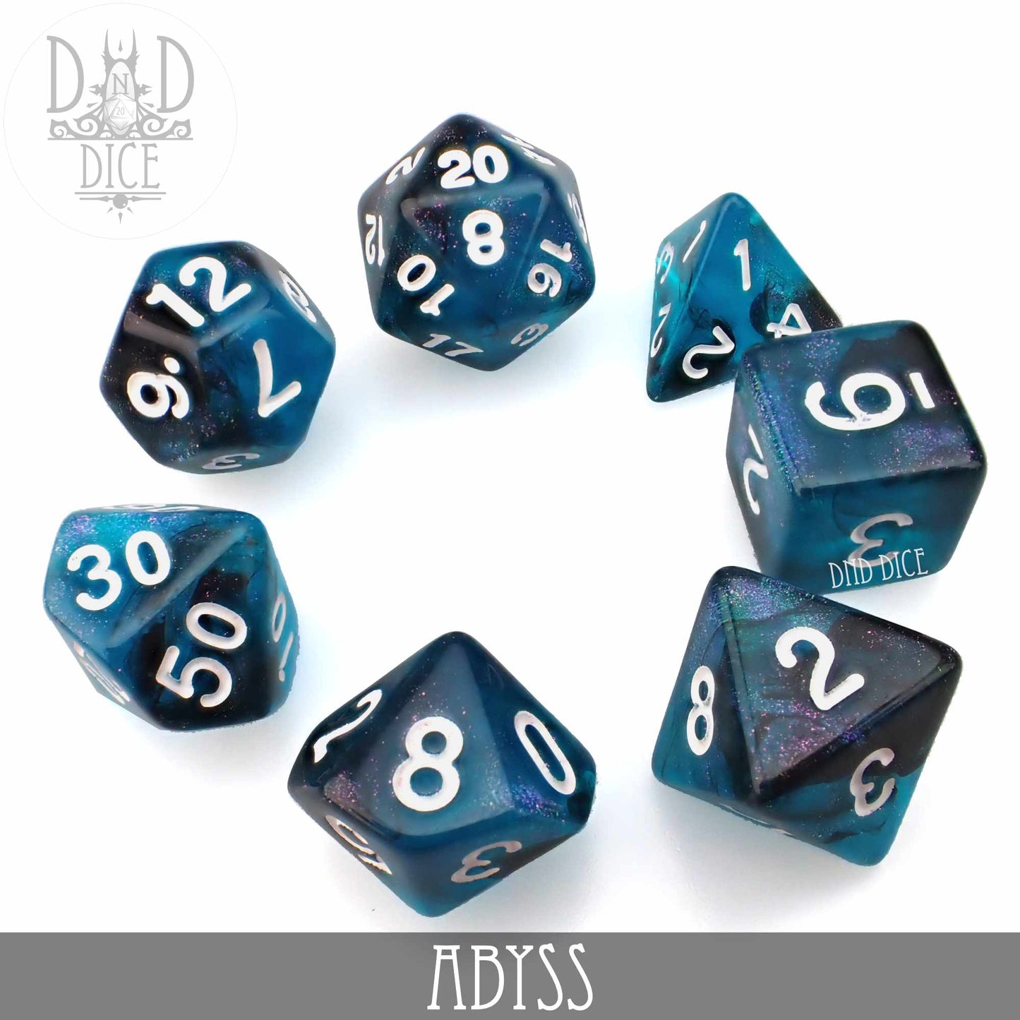 Abyss Glitter Dice Set