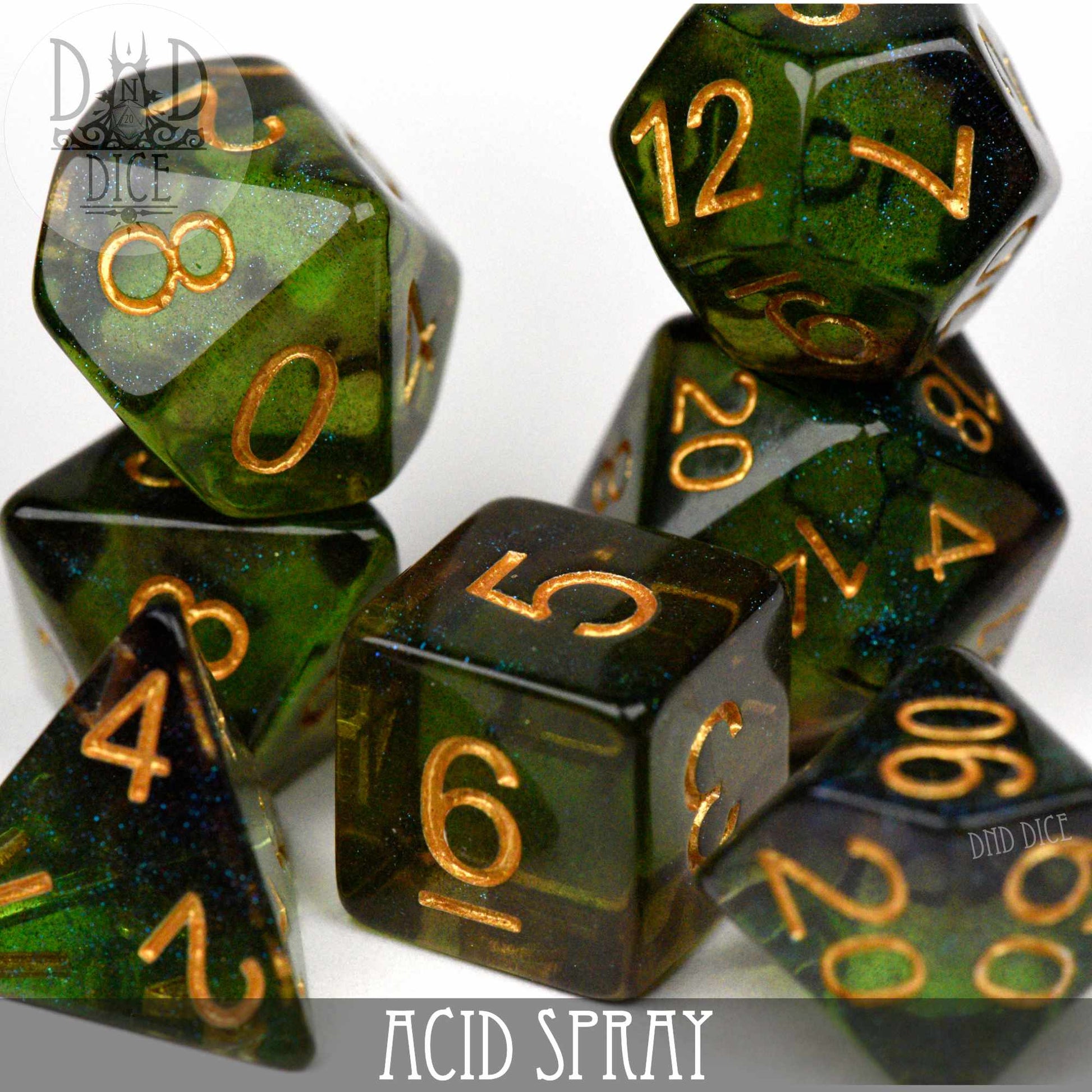 Acid Spray Dice Set