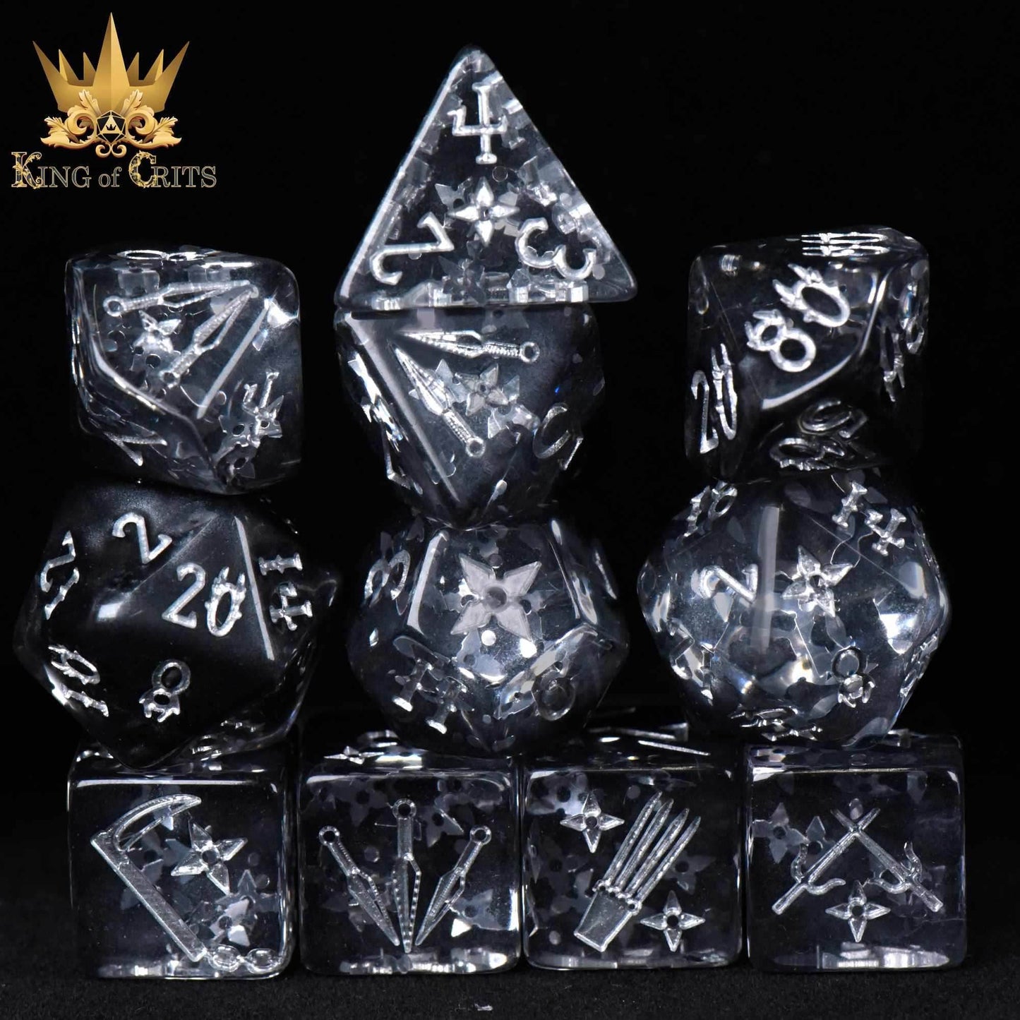 The Art of Stealth 11 Dice Set - 