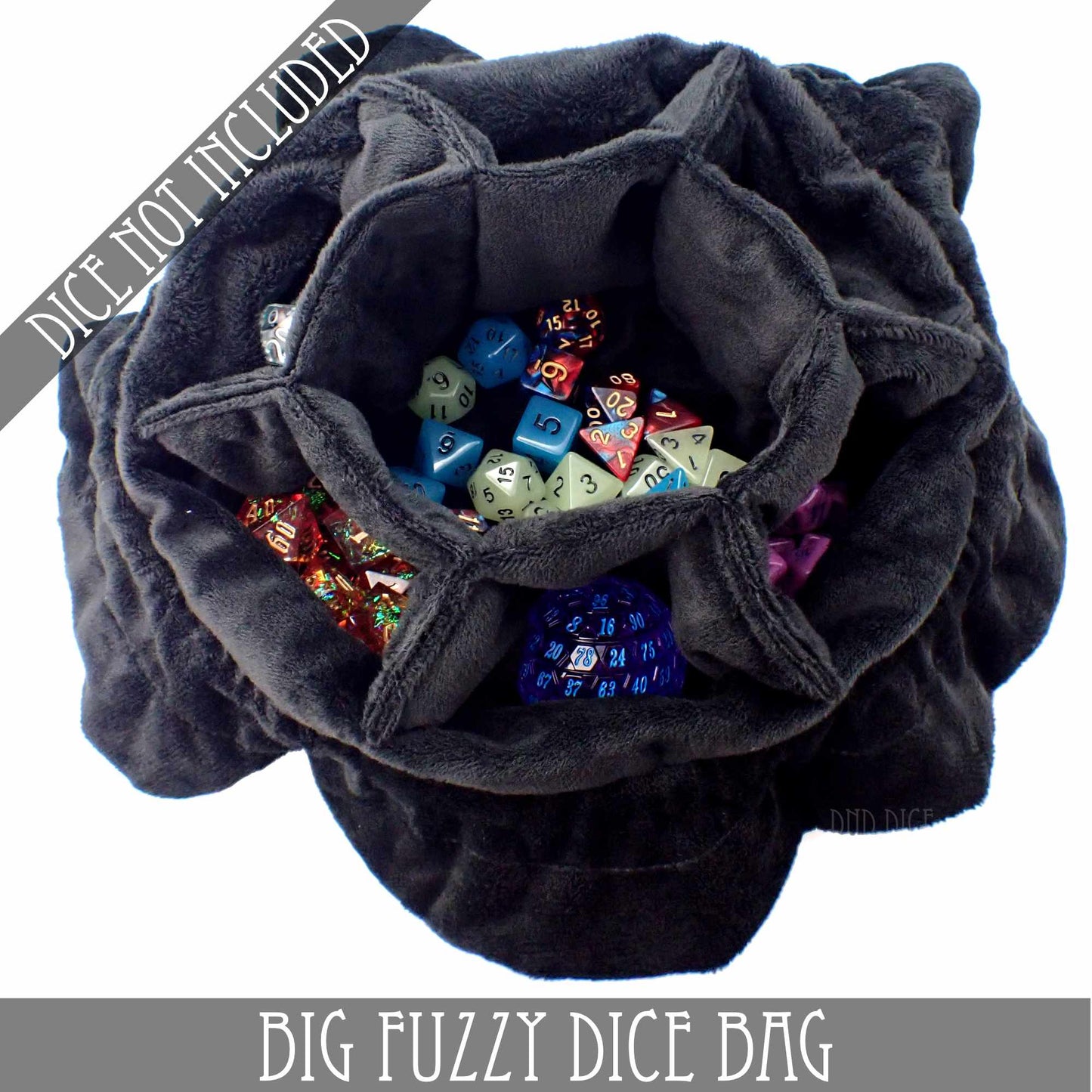 Bolsa de dados Big Fuzzy (6 colores)