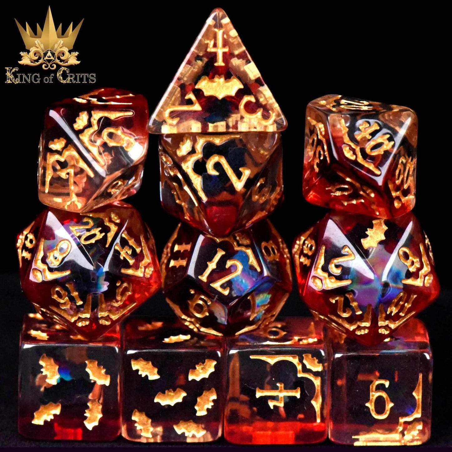 Blood Bats & Beyond 11 Dice Set - 