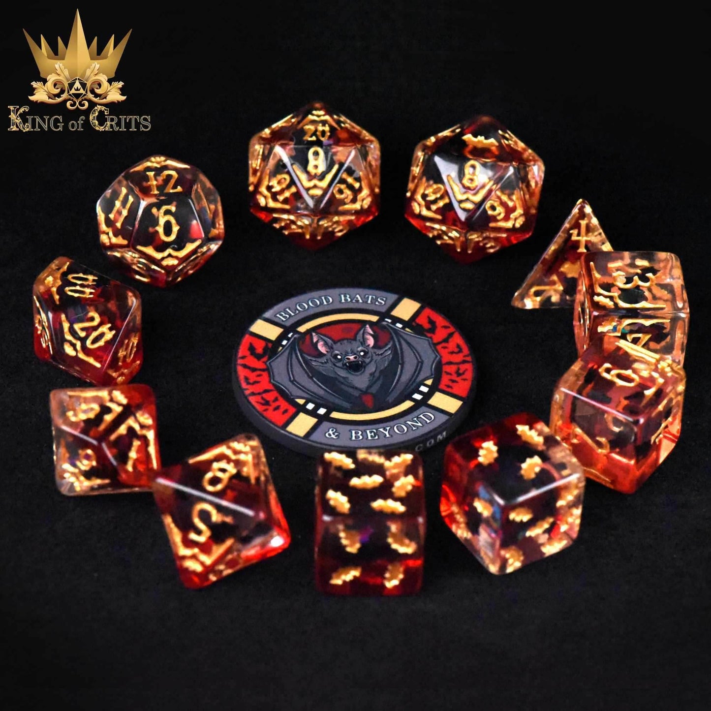 Blood Bats & Beyond 11 Dice Set - 