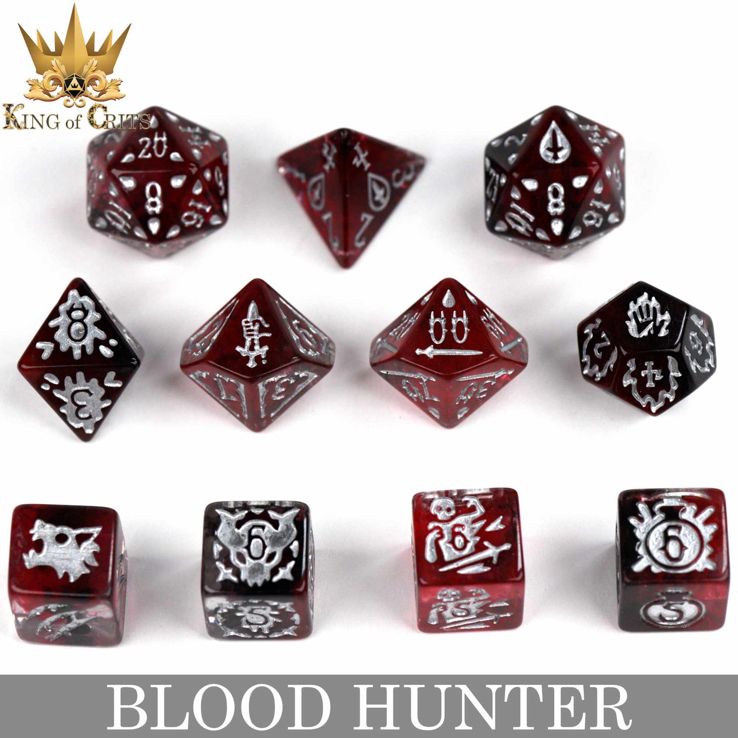 Blood Hunter 11 Dice Set