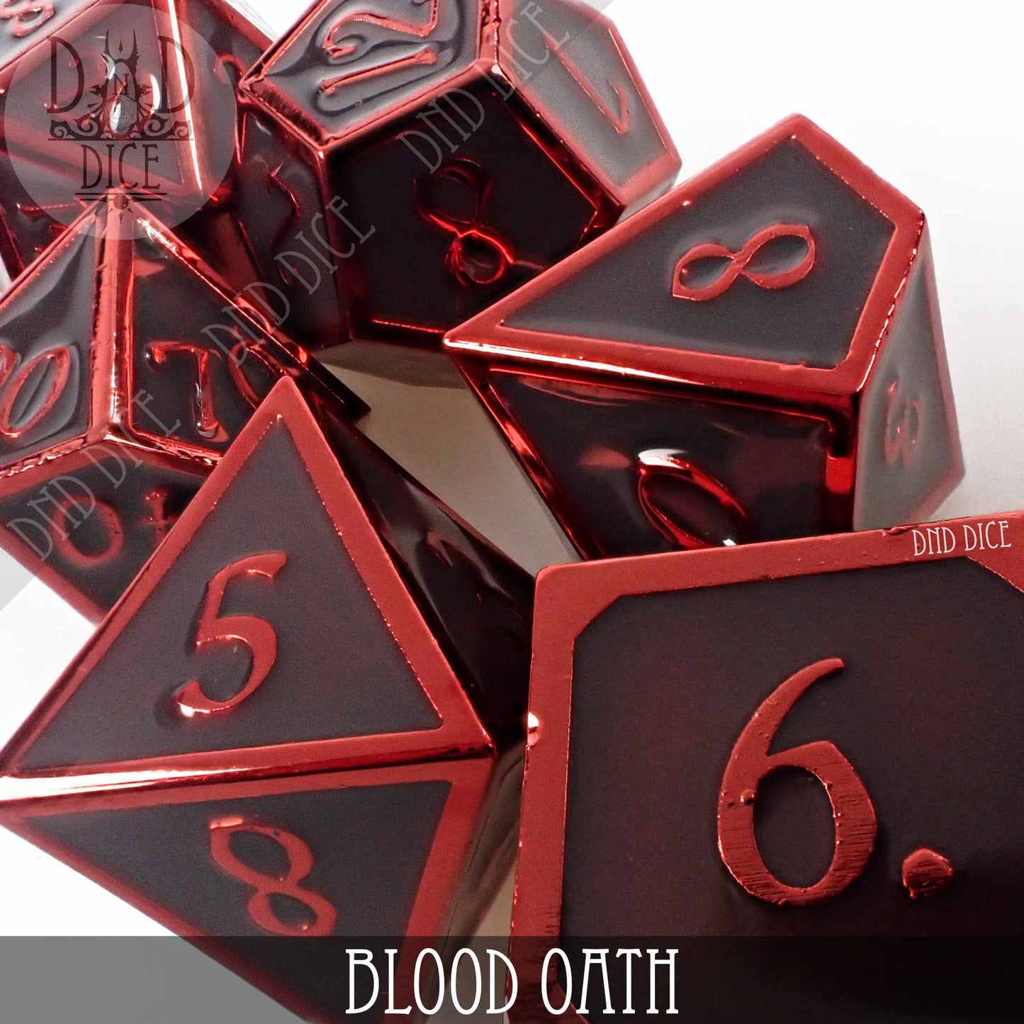 Blood Oath Metal Dice Set