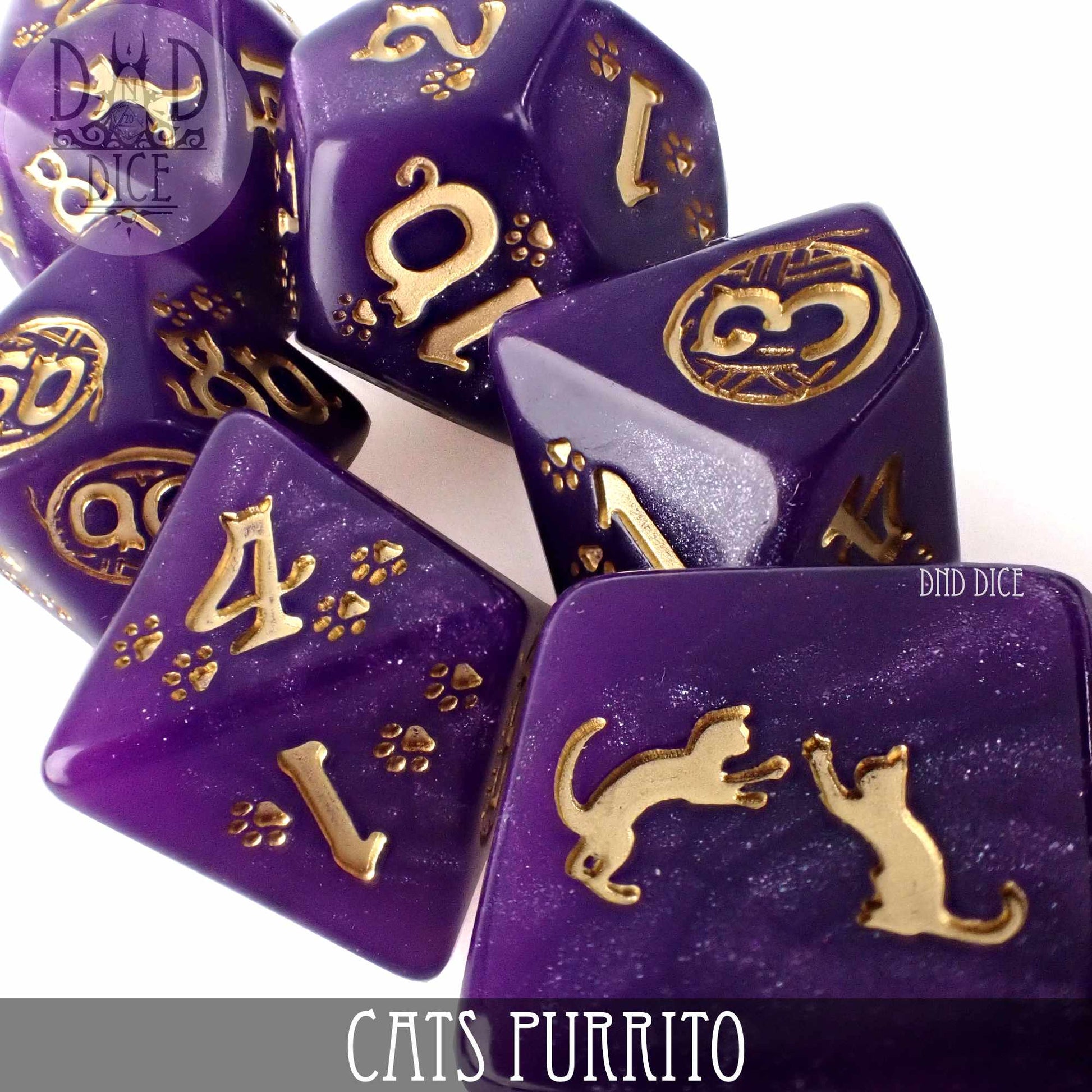 Cats: Purrito Dice Set