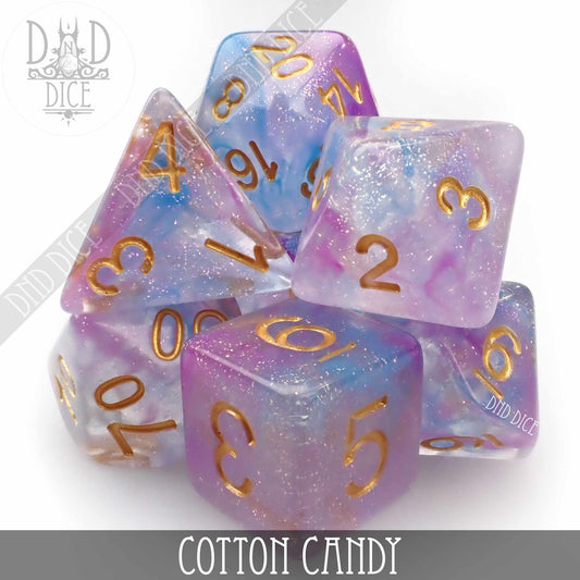 Cotton Candy Dice Set