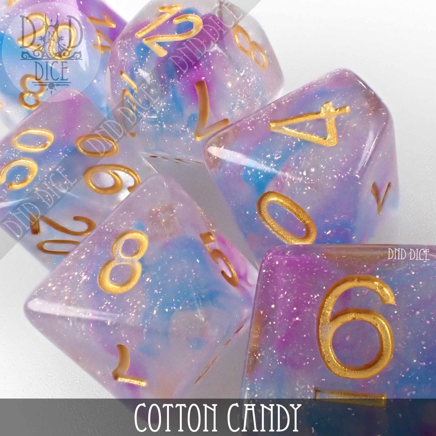 Cotton Candy Dice Set