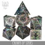 Crown of Stars Handmade Dice Set