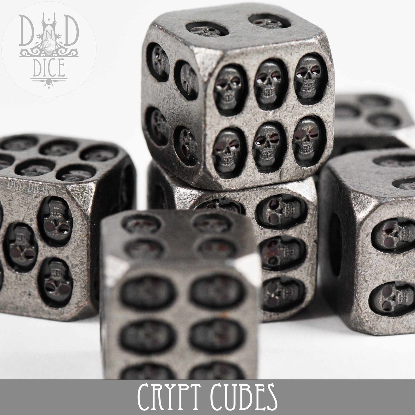 Jeu de dés en métal Crypt Cubes 6D6