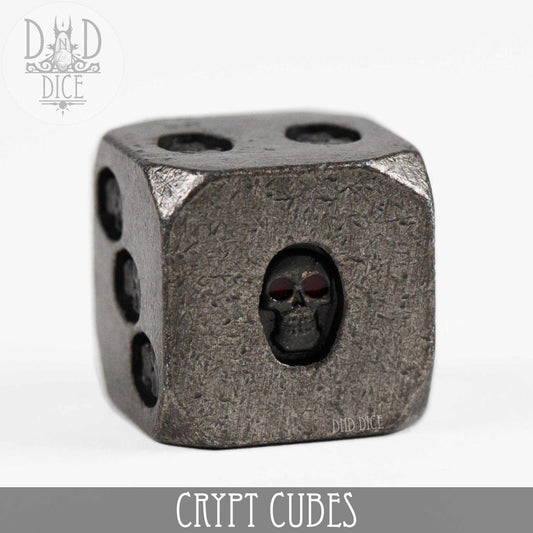 Juego de dados de metal Crypt Cubes 6D6