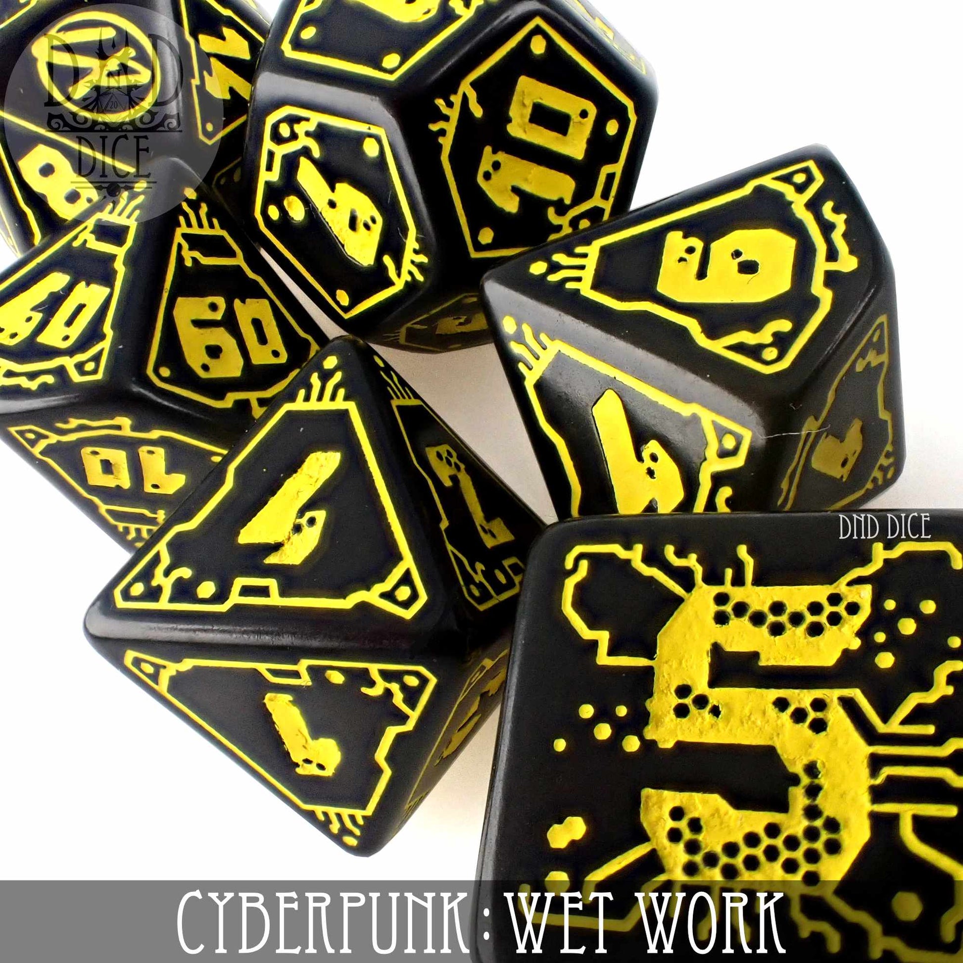 Cyberpunk Wet Work Dice Set