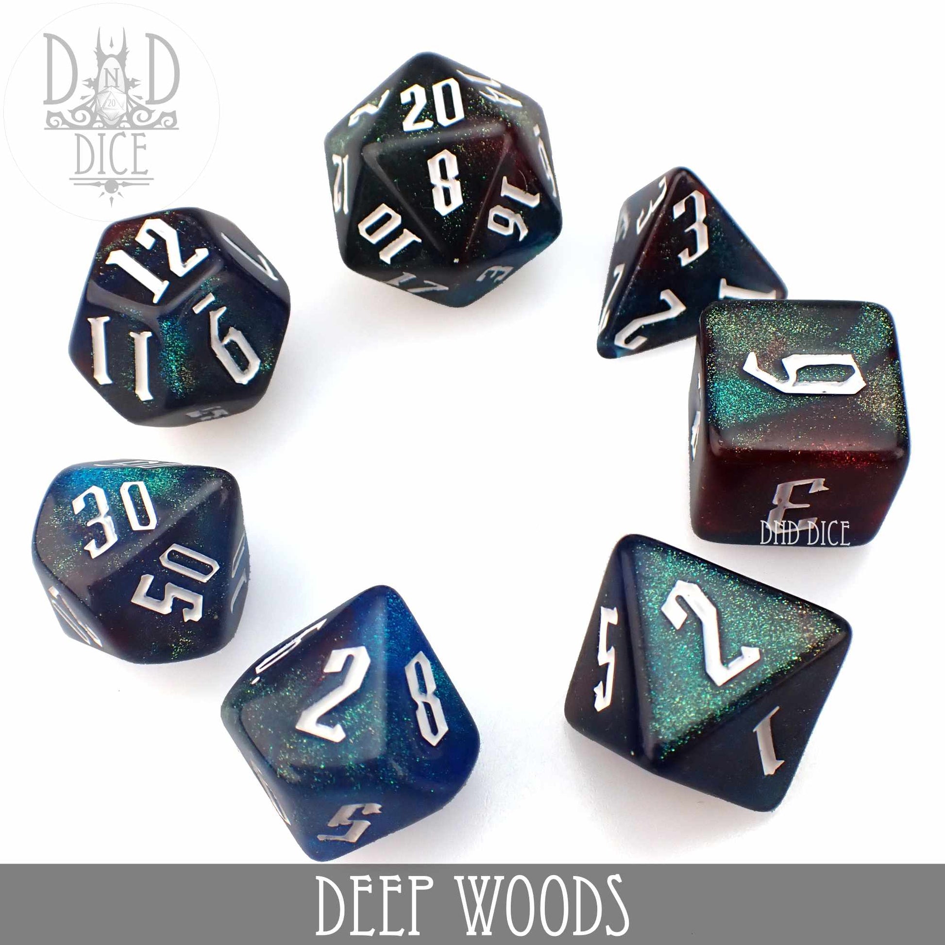 Deep Woods Dice Set