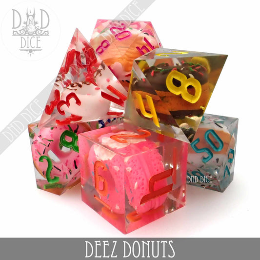 Deez Donuts Handmade Dice Set