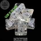 Diceception Glow in the Dark Dice Set