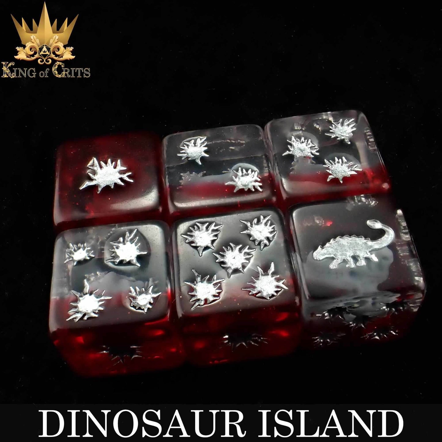 Dinosaur Island 11 Dice Set - 