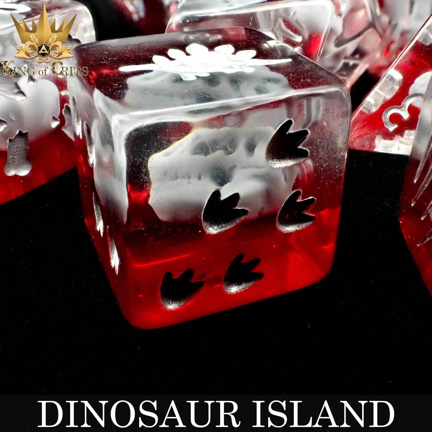 Dinosaur Island 11 Dice Set - 