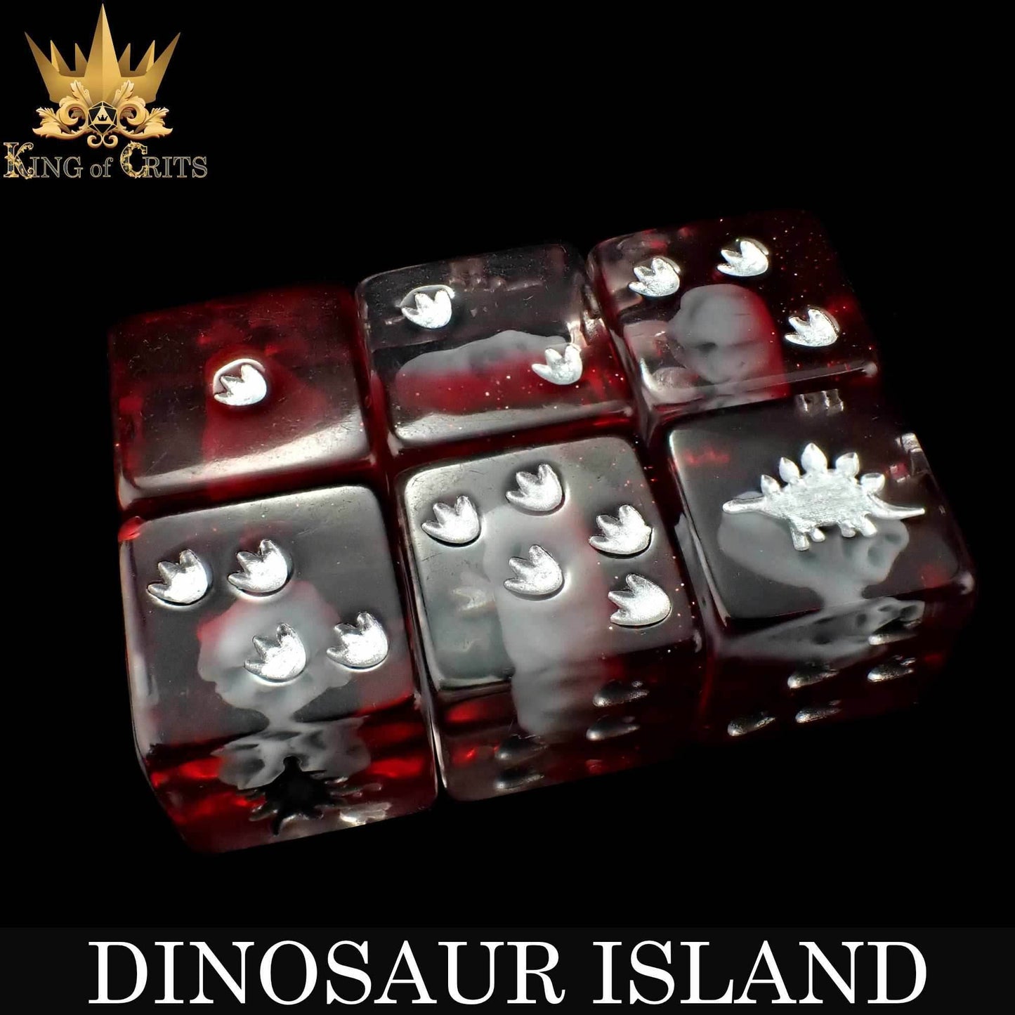 Dinosaur Island 11 Dice Set - 