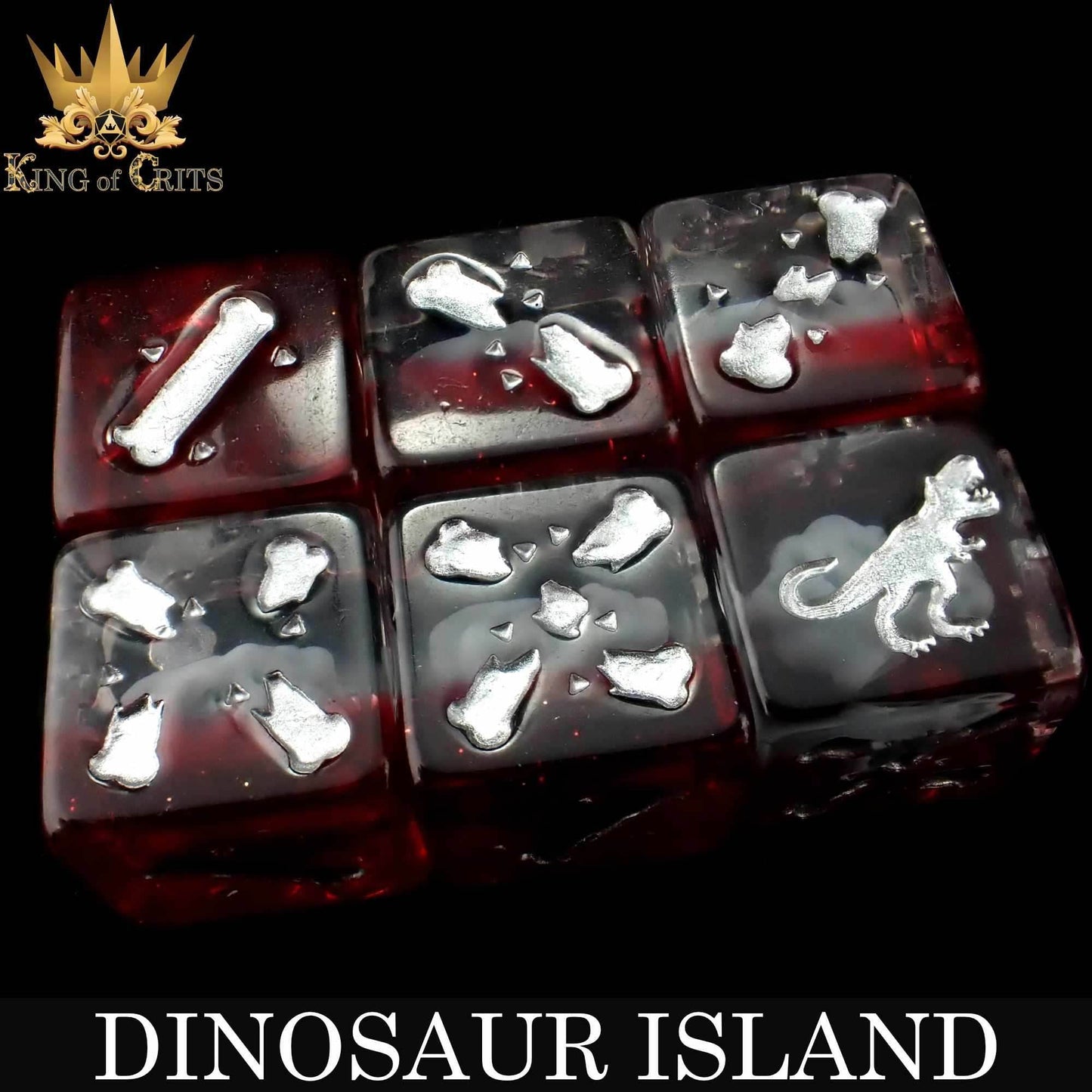 Dinosaur Island 11 Dice Set - 