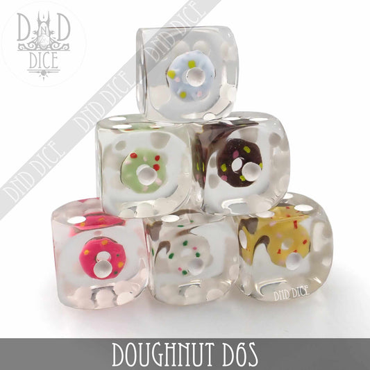 Donut D6 (couleur aléatoire)