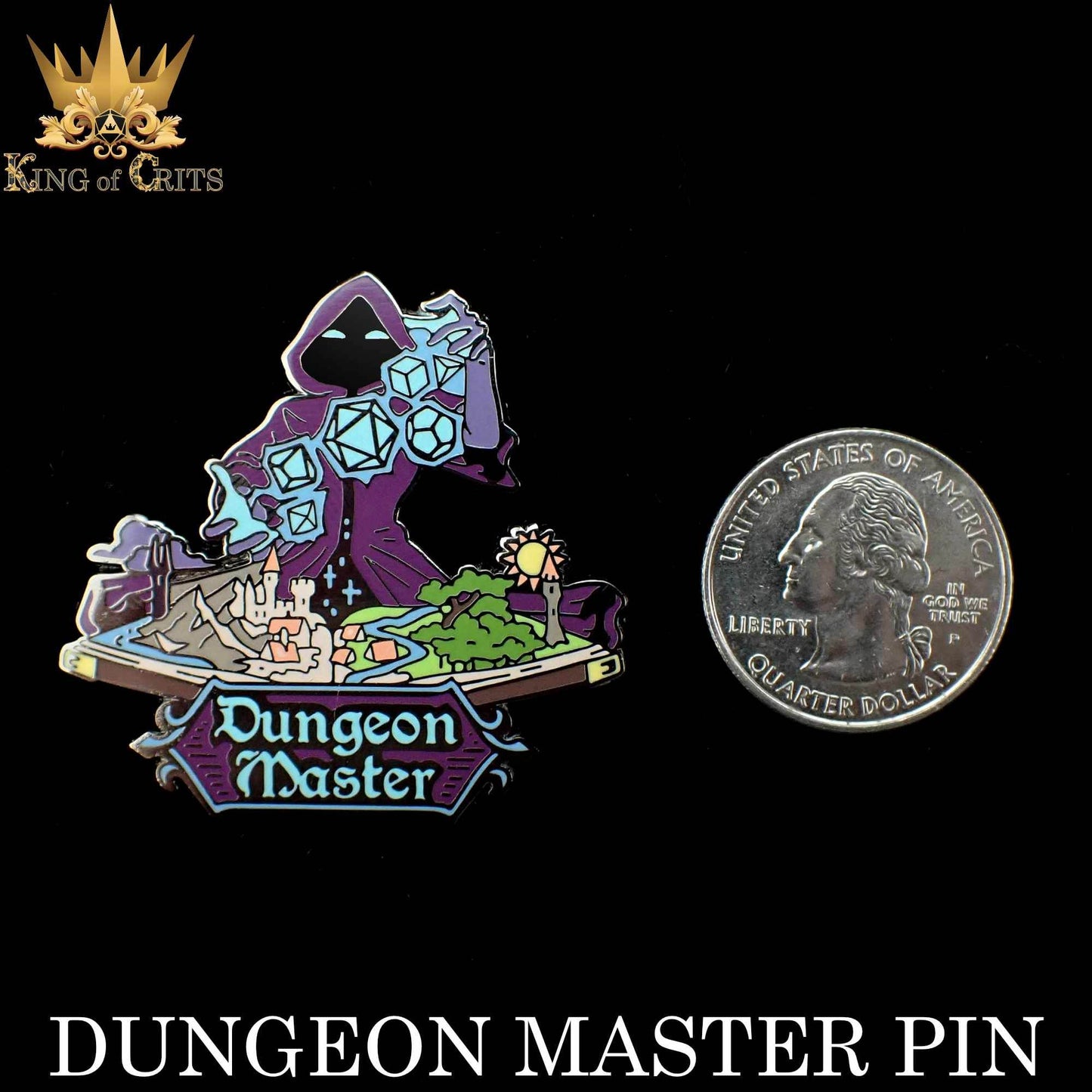 Dungeon Master Enamel Pin - 