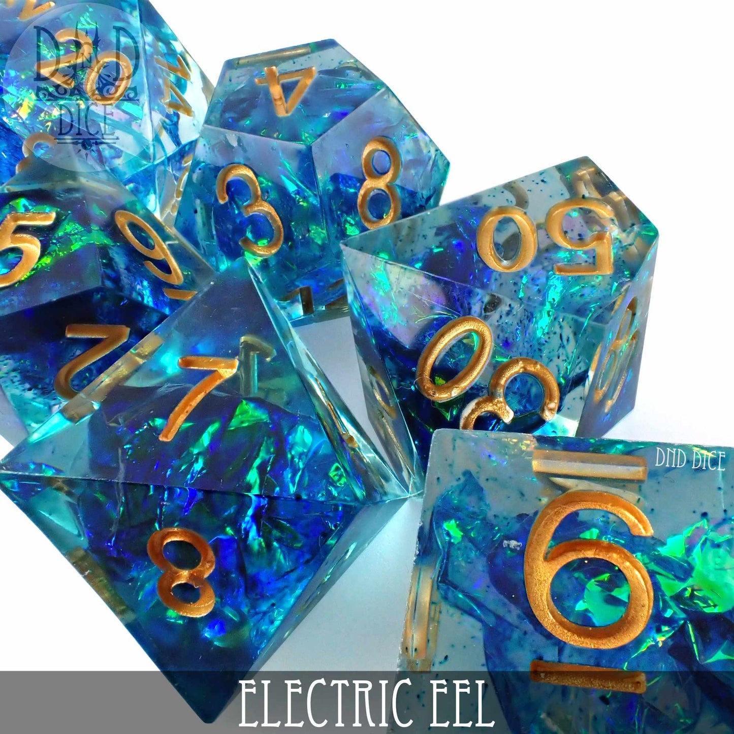 Electric Eel Handmade Dice Set