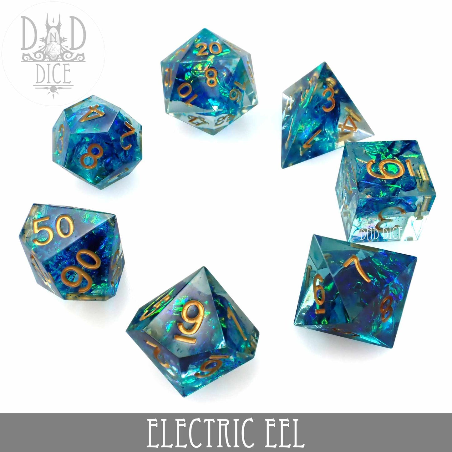 Electric Eel Handmade Dice Set