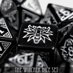 The Witcher Dice Set and Coin - Geralt
