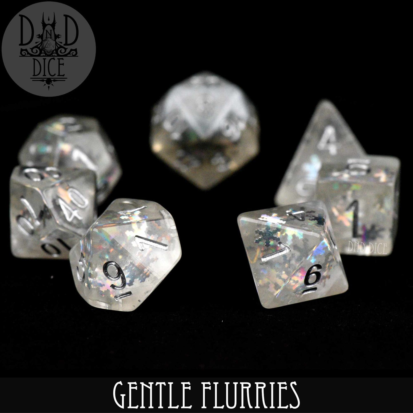 Gentle Flurries Dice Set